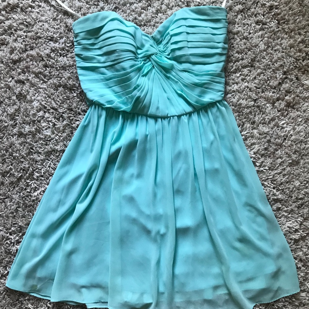 Bridesmaid dress or teal wedding guest dress